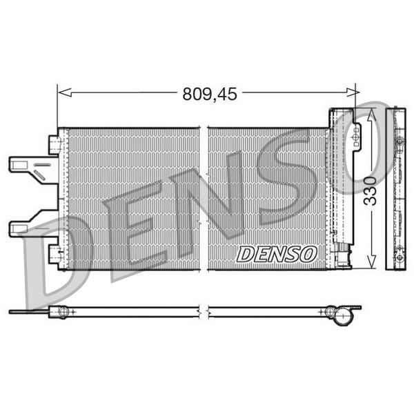 Denso DCN07050 Air Con Condenser