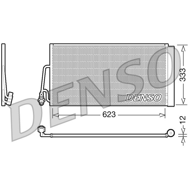 Denso DCN05102 Air Con Condenser