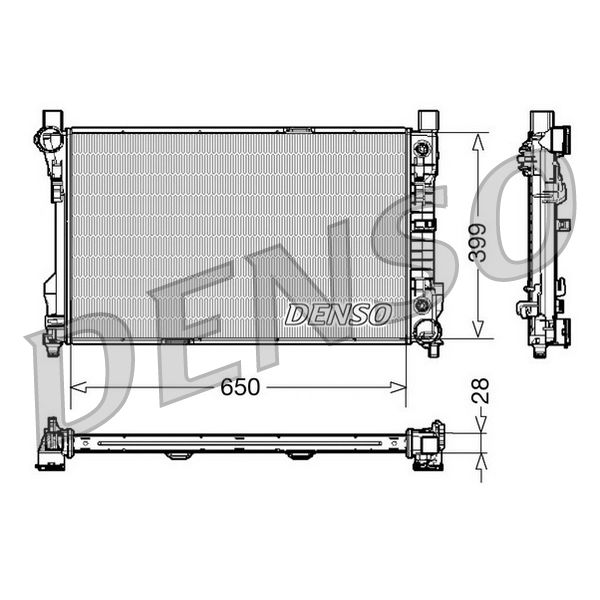 Denso DRM17079 Radiator