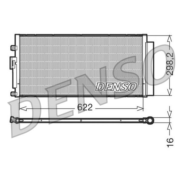 Denso DCN09046 Air Con Condenser
