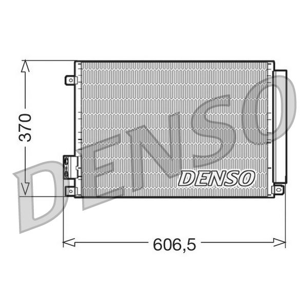Denso DCN09045 Air Con Condenser