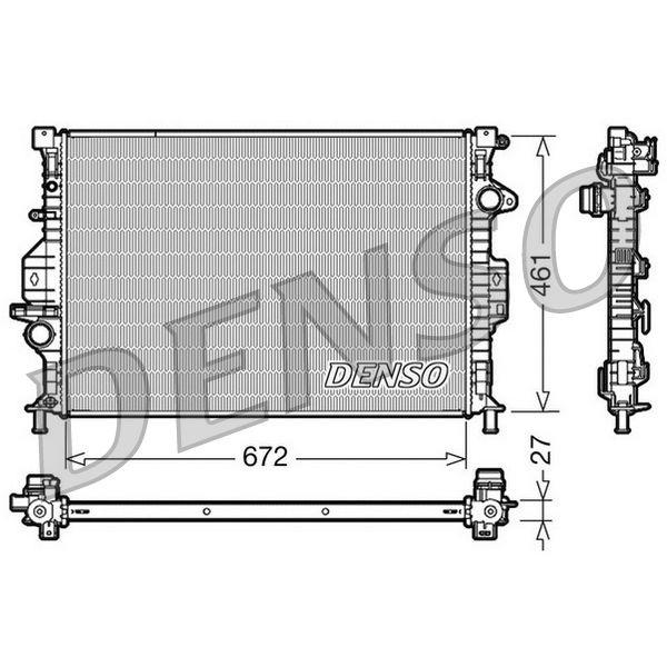 Denso DRM10069 Radiator