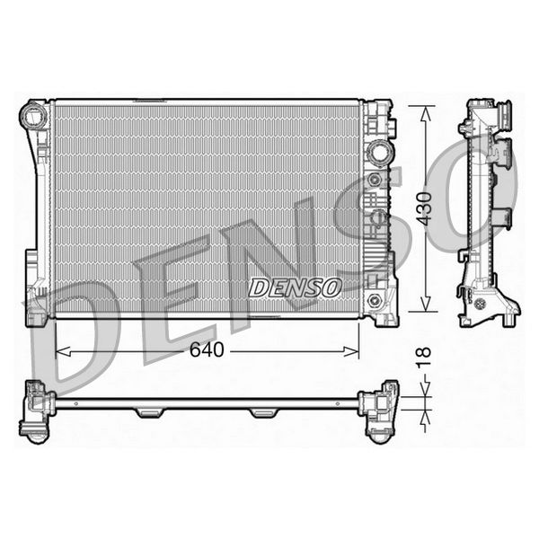 Denso DRM17005 Radiator