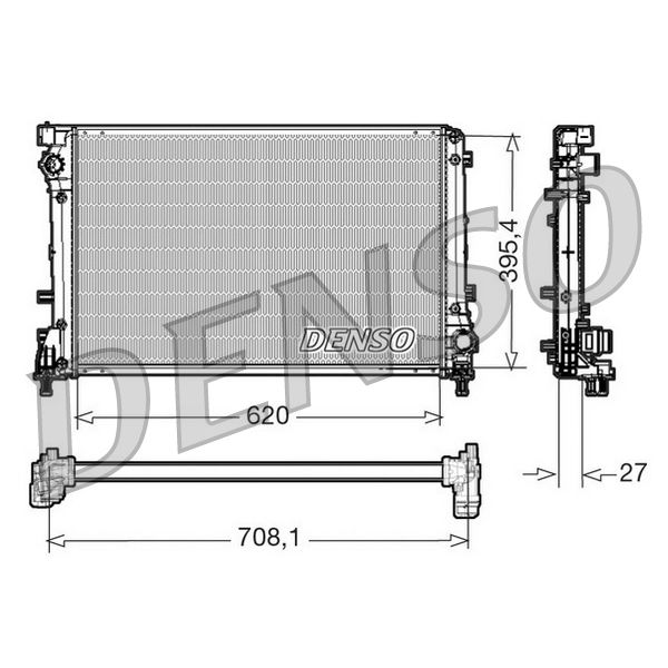 Denso DRM09163 Radiator