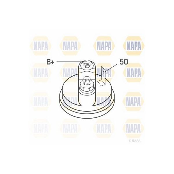 NAPA NSM1267 Starter Motor