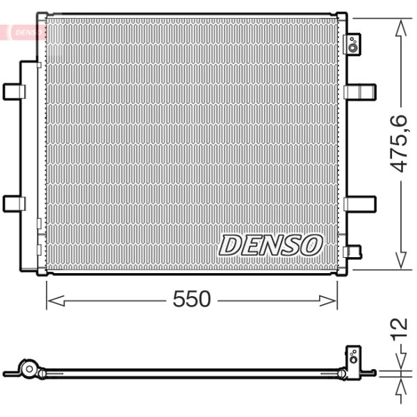 Denso DCN32073 Air Con Condenser
