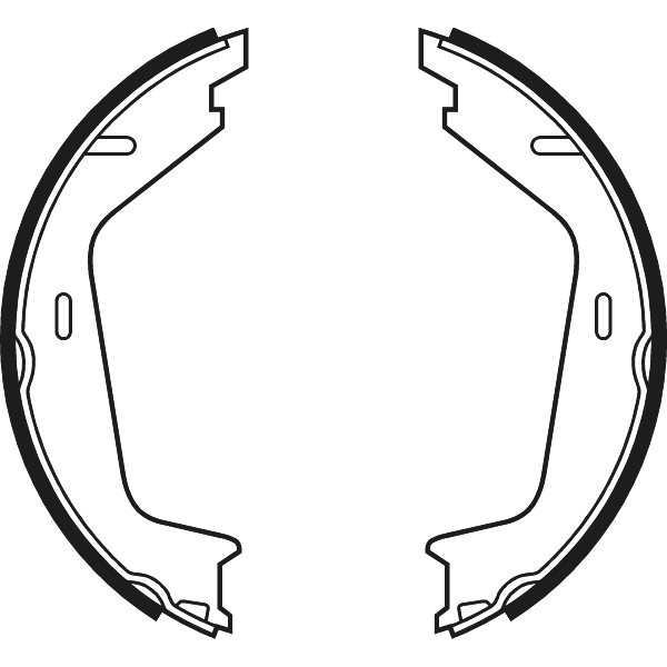 NAPA NBS5005 Handbrake Shoes Set