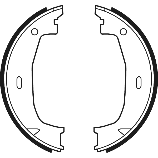 NAPA NBS5011 Handbrake Shoes Set