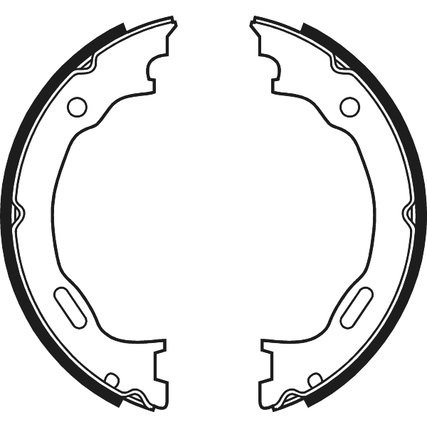 NAPA NBS5016 Handbrake Shoes Set