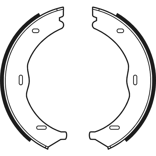 NAPA NBS5018 Handbrake Shoes Set