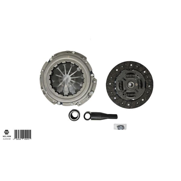 NAPA NCL1036 Clutch Kit 3pc (Cover+Plate+Releaser)