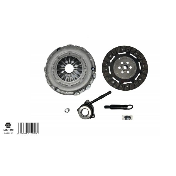 NAPA NCL1052 Clutch Kit 3pc (Cover+Plate+CSC)