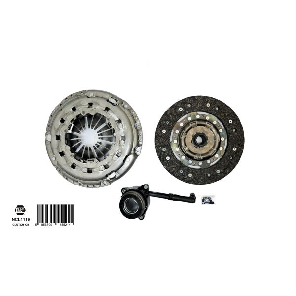 NAPA NCL1119 Clutch Kit 3pc (Cover+Plate+CSC)