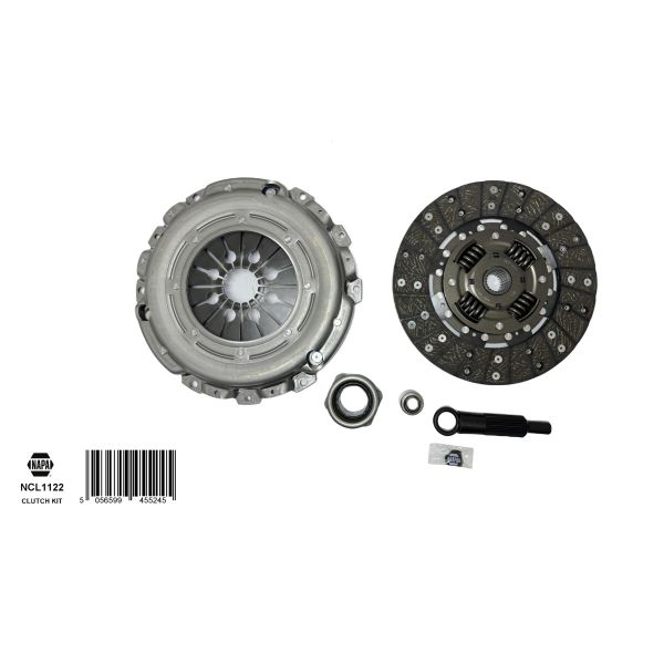 NAPA NCL1122 Clutch Kit 3pc (Cover+Plate+Releaser)
