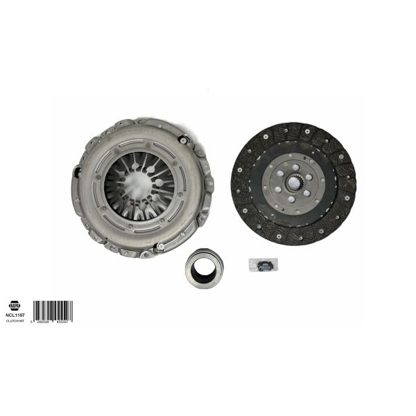 NAPA NCL1157 Clutch Kit 3pc (Cover+Plate+Releaser)