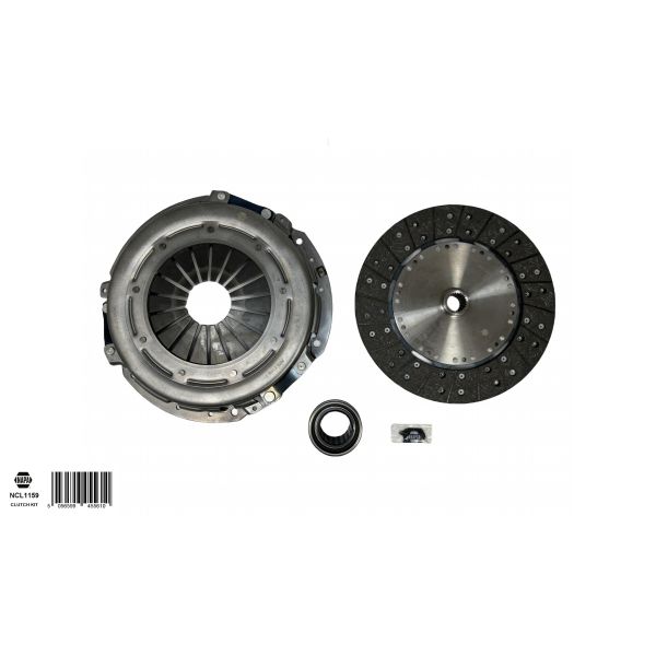 NAPA NCL1159 Clutch Kit 3pc (Cover+Plate+Releaser)