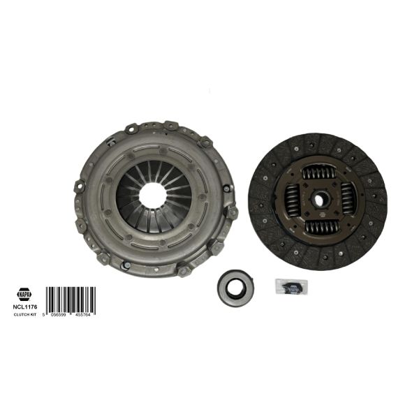 NAPA NCL1176 Clutch Kit 3pc (Cover+Plate+Releaser)