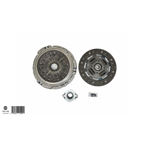 NAPA NCL1192 Clutch Kit 3pc (Cover+Plate+Releaser)