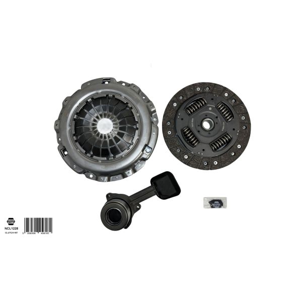 NAPA NCL1228 Clutch Kit 3pc (Cover+Plate+CSC)