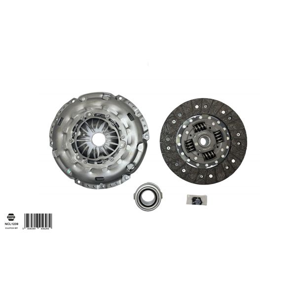 NAPA NCL1239 Clutch Kit 3pc (Cover+Plate+Releaser)