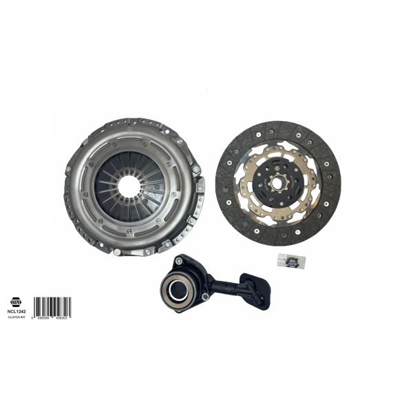 NAPA NCL1242 Clutch Kit 3pc (Cover+Plate+CSC)