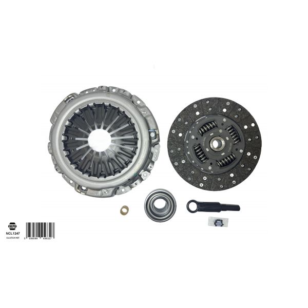 NAPA NCL1247 Clutch Kit 3pc (Cover+Plate+Releaser)