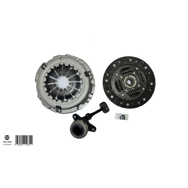 NAPA NCL1253 Clutch Kit 3pc (Cover+Plate+CSC)