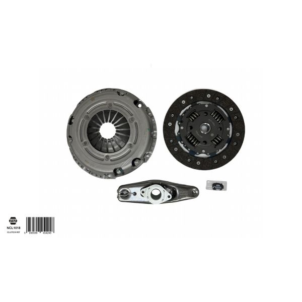 NAPA NCL1018 Clutch Kit 3pc (Cover+Plate+Releaser)