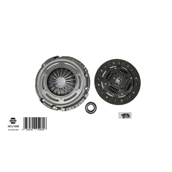 NAPA NCL1055 Clutch Kit 3pc (Cover+Plate+Releaser)