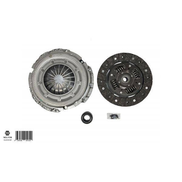 NAPA NCL1130 Clutch Kit 3pc (Cover+Plate+Releaser)