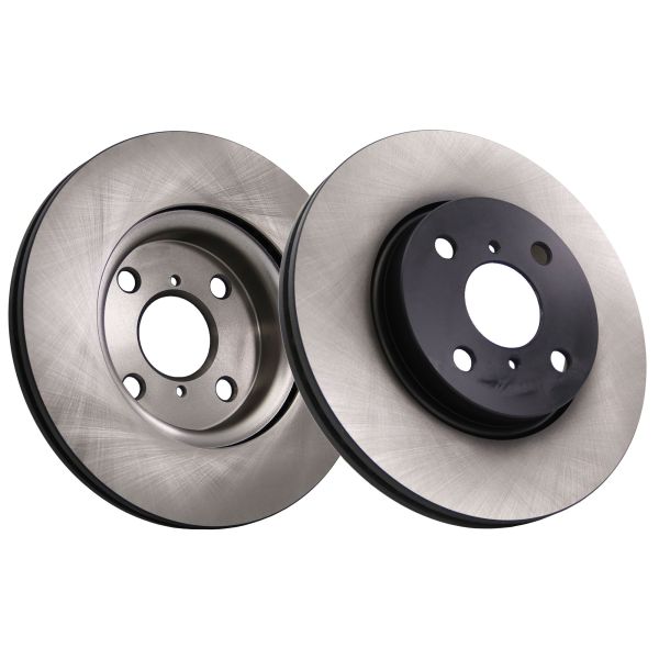 NAPA NBD5302 2x Brake Discs Pair Vented