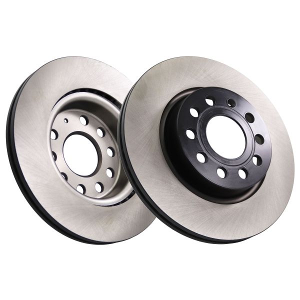 NAPA NBD5339 2x Brake Discs Pair Vented
