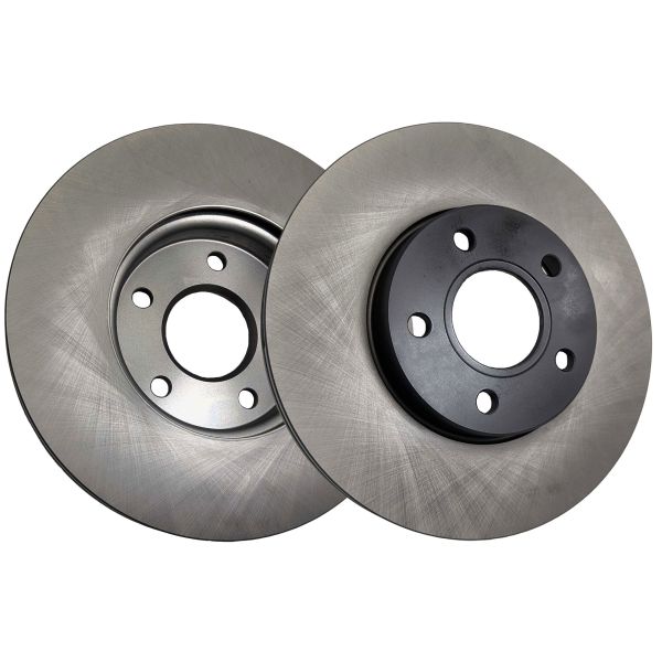 NAPA NBD5408 2x Brake Discs Pair Vented