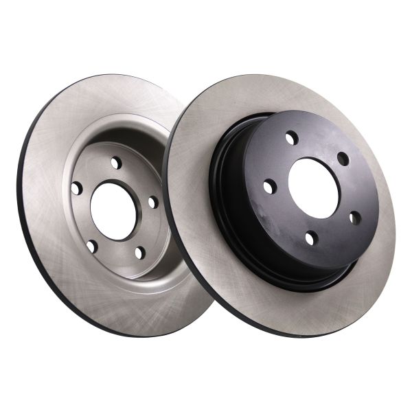 NAPA NBD5530 2x Brake Discs Pair Solid