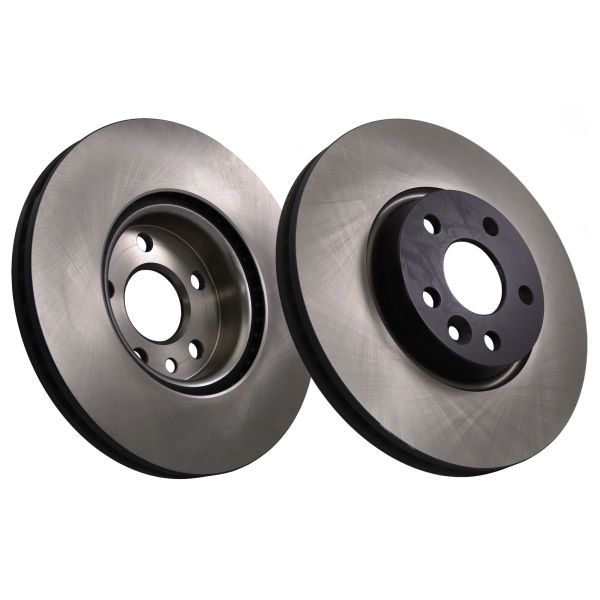 NAPA NBD5554 2x Brake Discs Pair Vented