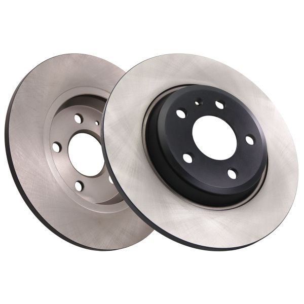 NAPA NBD5386 2x Brake Discs Pair Solid