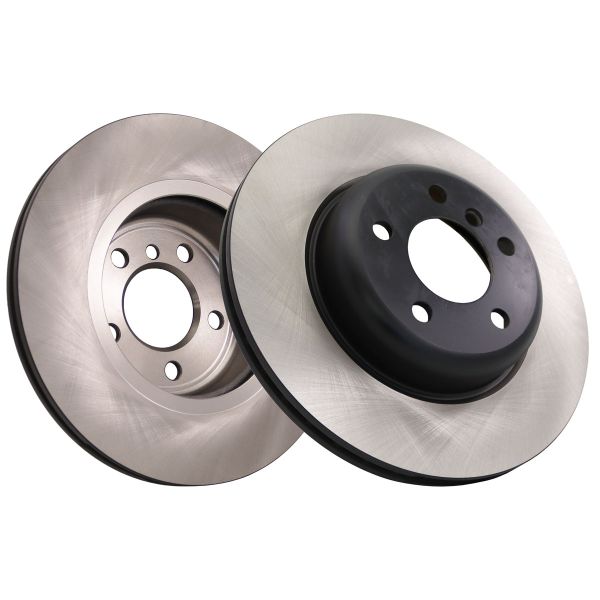 NAPA NBD5601 2x Brake Discs Pair Vented