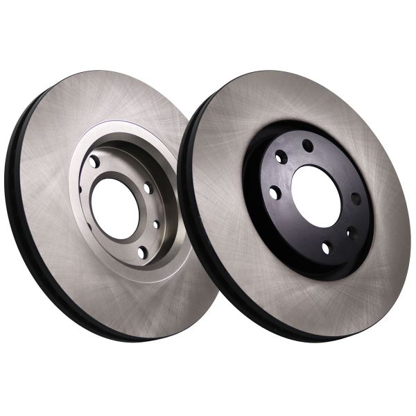 NAPA NBD5155 2x Brake Discs Pair Vented