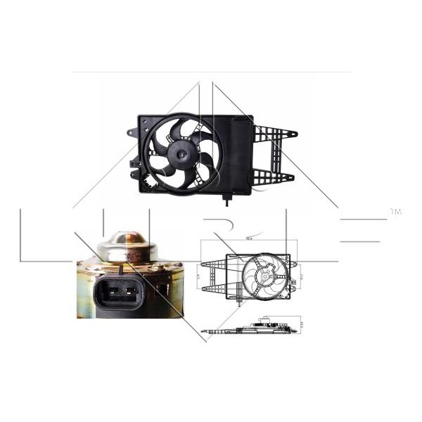 NRF 47243 Radiator Fan