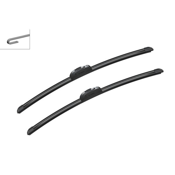 Bosch 3397118903 2x Wiper Blades (Pair) Flat / Aero type