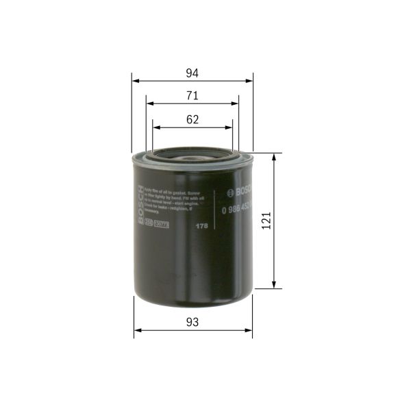 Bosch 0986452005 Oil Filter