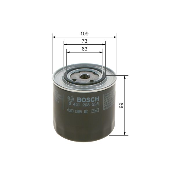Bosch 0451203223 Oil Filter