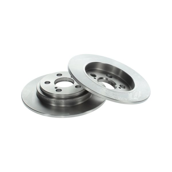 Bosch 0986479766 2x Brake Discs Pair Solid