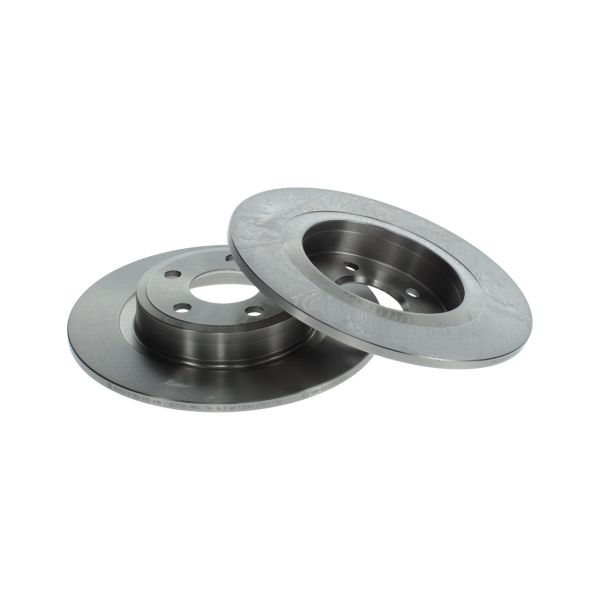 Bosch 0986479A38 2x Brake Discs Pair Solid