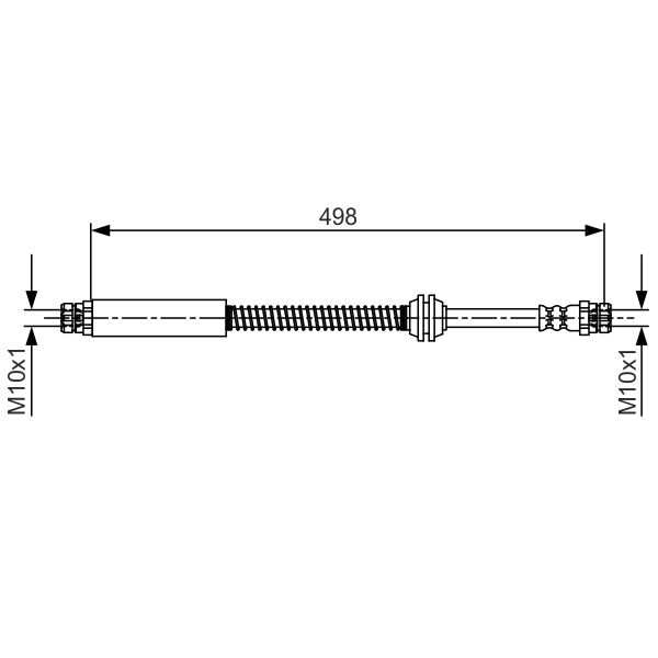 Bosch 1987481711 Brake Hose