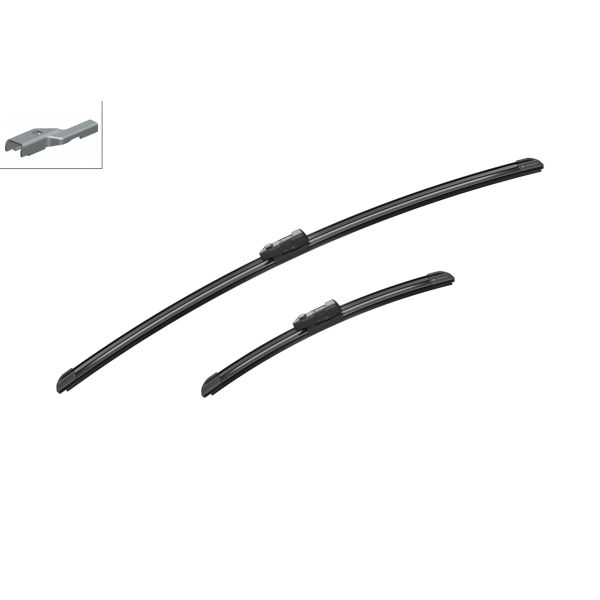 Bosch 3397014354 2x Wiper Blades (Pair) Flat / Aero type