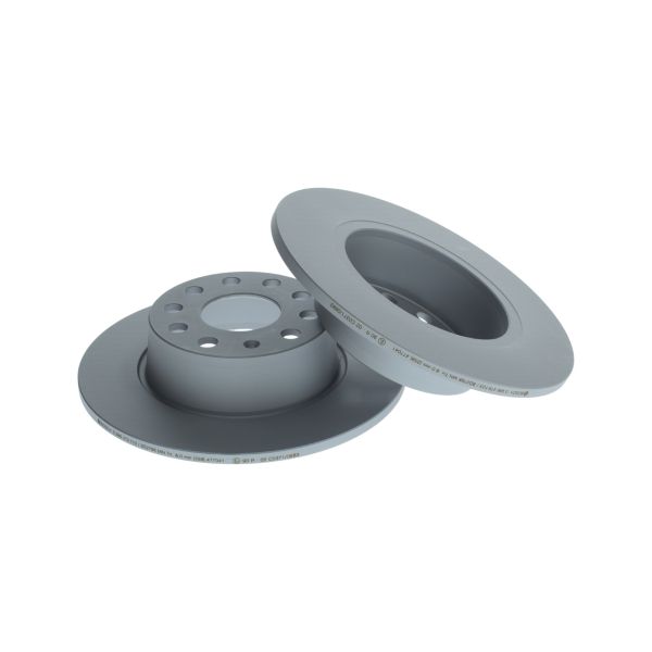 Bosch 0986479F23 2x Brake Discs Pair Solid