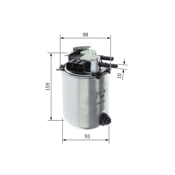 Bosch F026402288 Fuel Filter