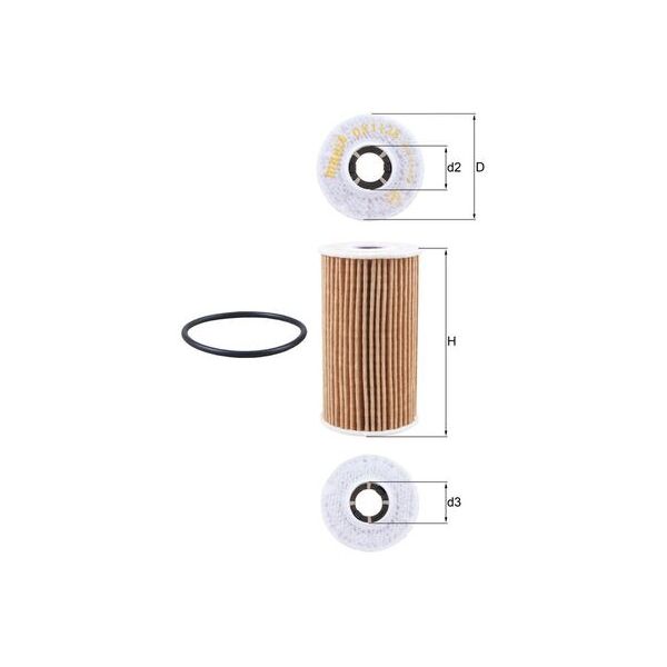 Mahle OX1138D Oil Filter