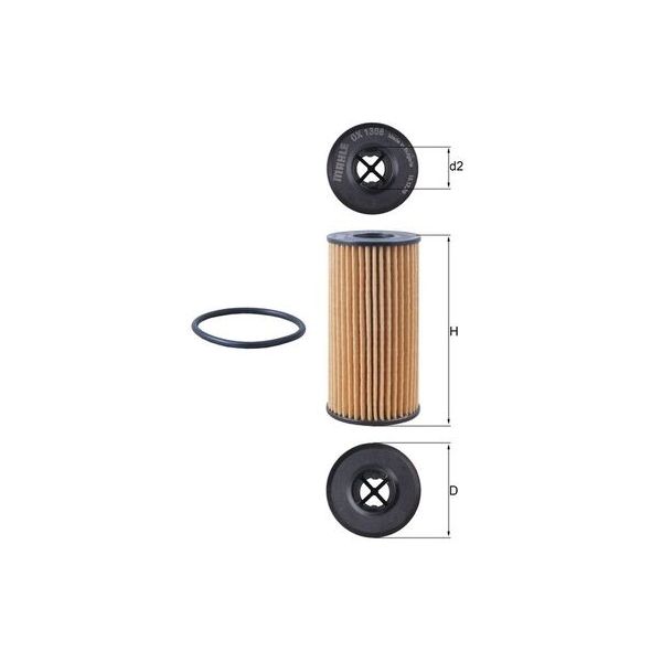 Mahle OX1308D Oil Filter